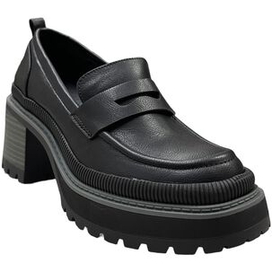 Mocasin Mujer Negro Pamplona Detogni