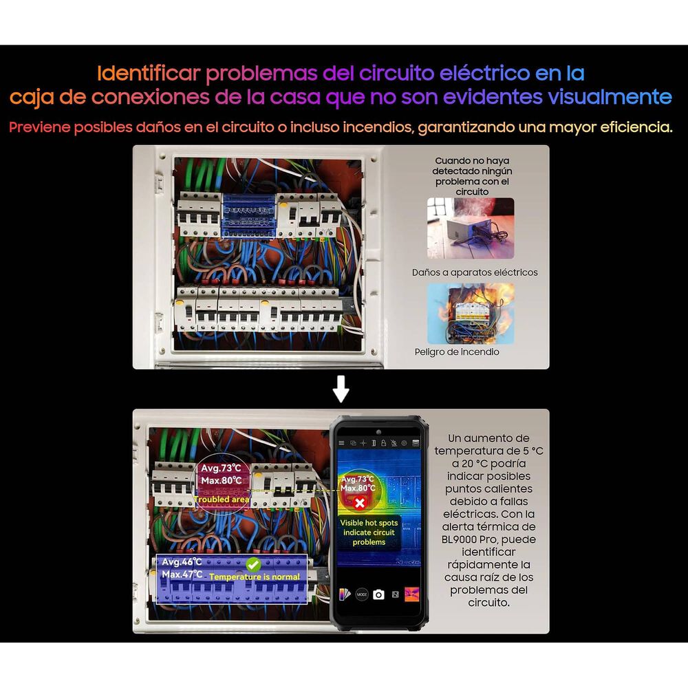 Blackview Bl9000 Pro - C&aacute;mara T&eacute;rmica, Killer Cat S62 Pro image number 5.0