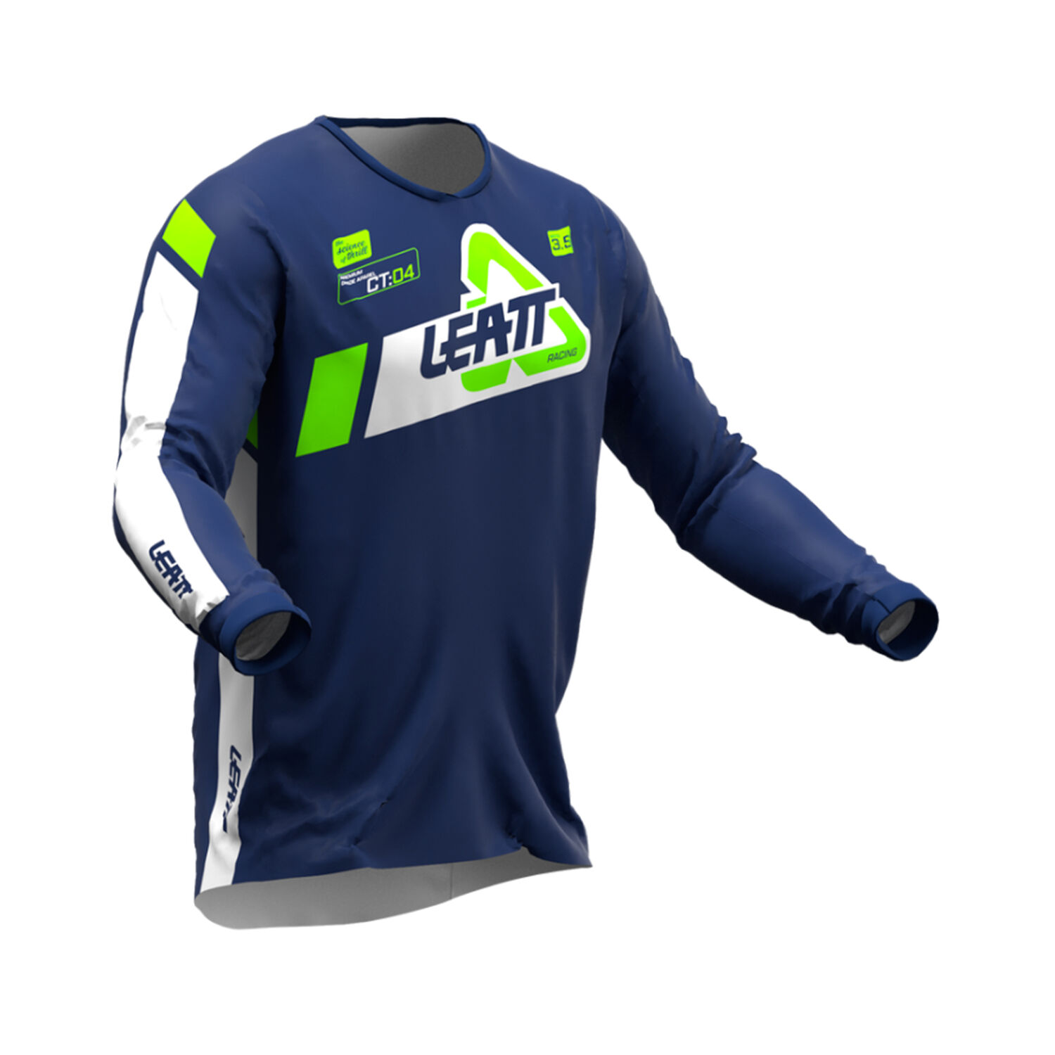 Kit Leatt Moto 3.5 Infantil Jersey Con Pantal&oacute;n Azul image number 3.0