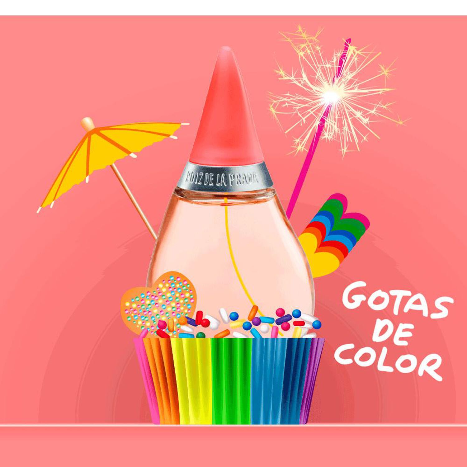 Set De Perfumer&iacute;a Mujer Gotas De Color Agatha Ruiz De La Prada / 100 Ml / Edt + Megaspritzer 10ml image number 8.0
