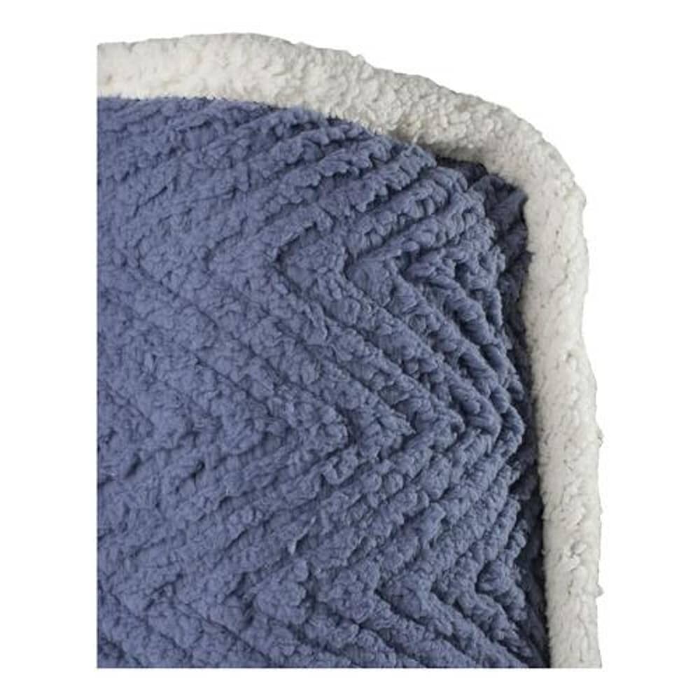 Frazada Andes Chiporro Espiga Morado 1.5 Plaza image number 6.0