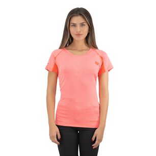 Polera Dry Fit Hw Spx Manga Corta Mujer Coral