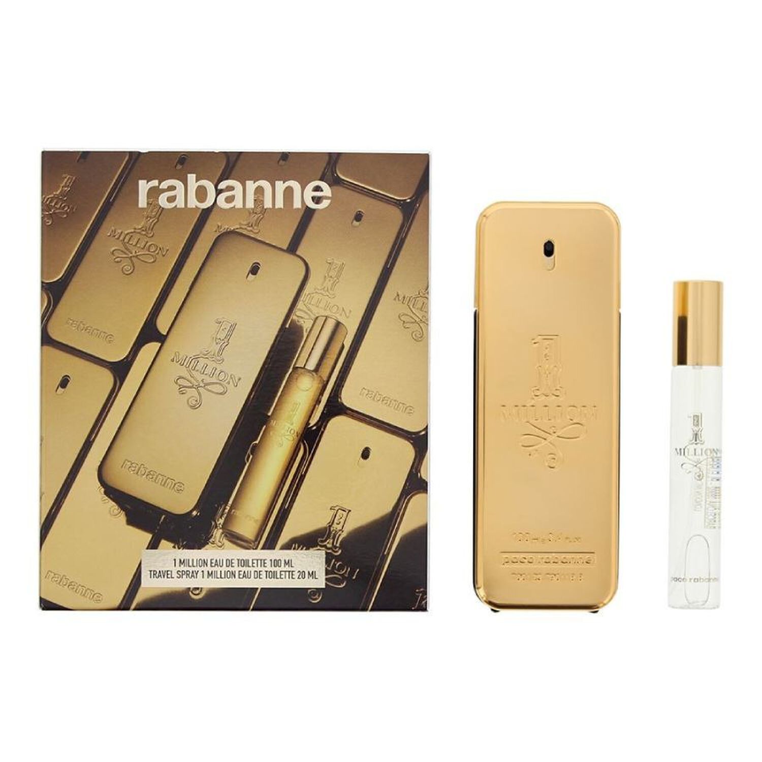 One Million 100 Ml Edt +20 Ml Edt Rabanne image number 0.0