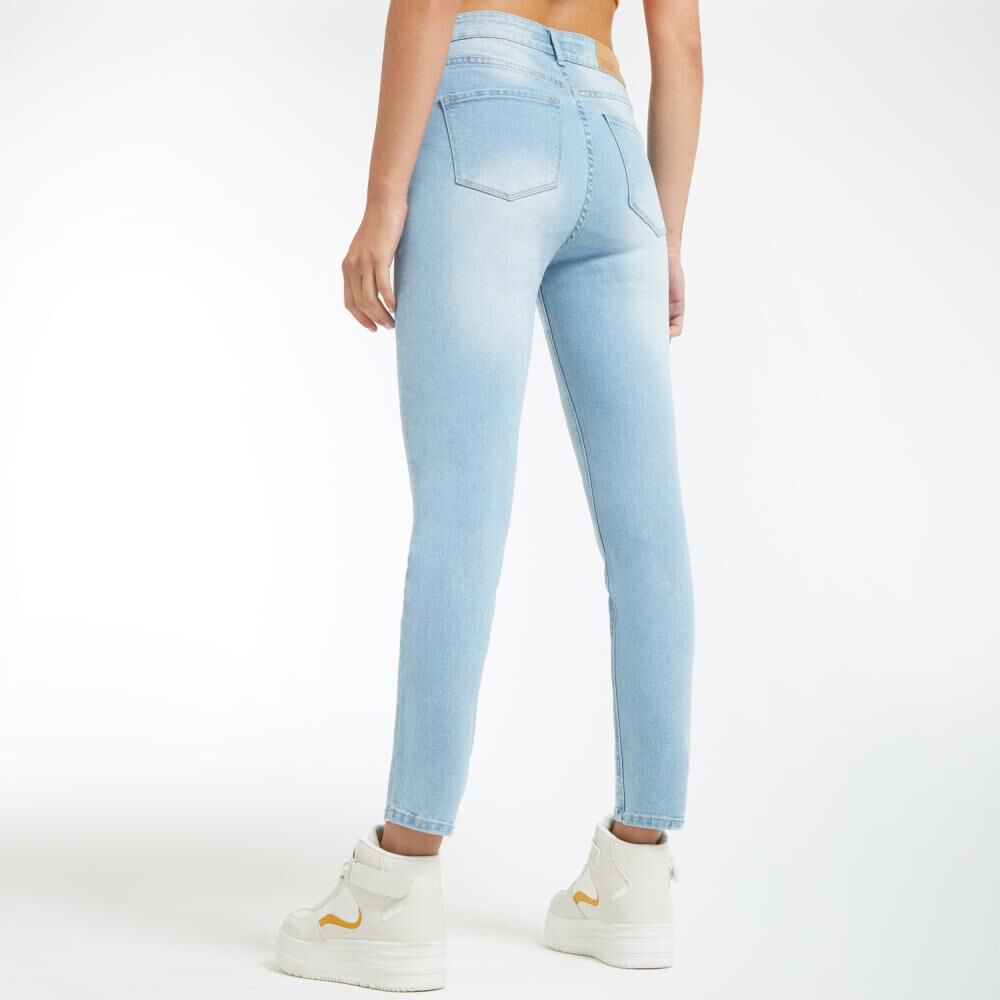 Jeans Tiro Medio Skinny Mujer Freedom image number 3.0