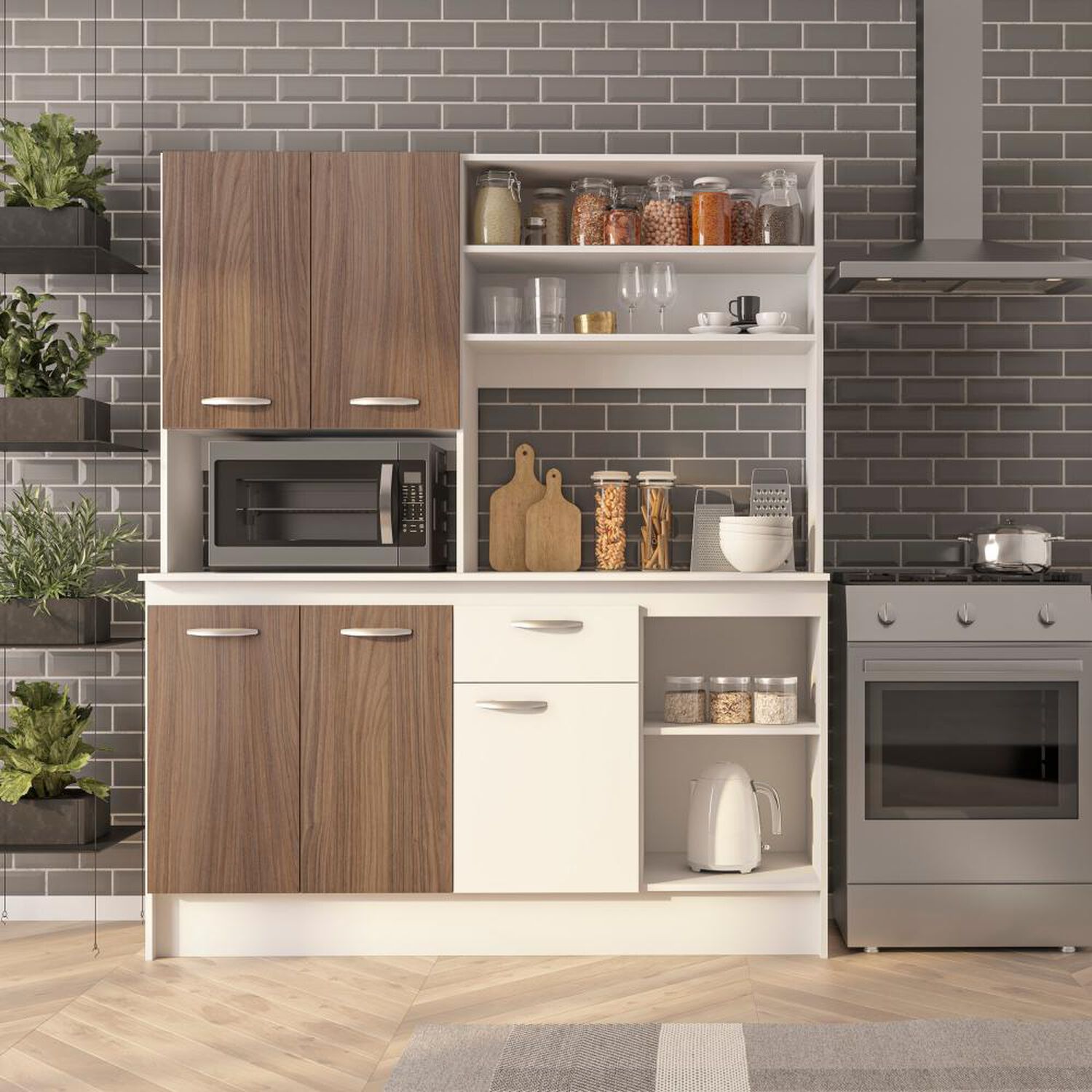 Mueble De Cocina Cic Paula / 5 Puertas / 1 Cajon image number 9.0
