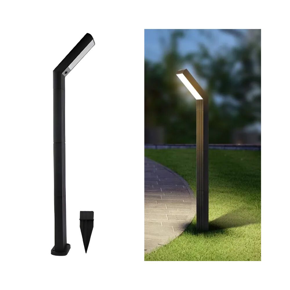 L&aacute;mpara Solar Led Exterior Para Jard&iacute;n Con Estaca Y Pedestal image number 4.0