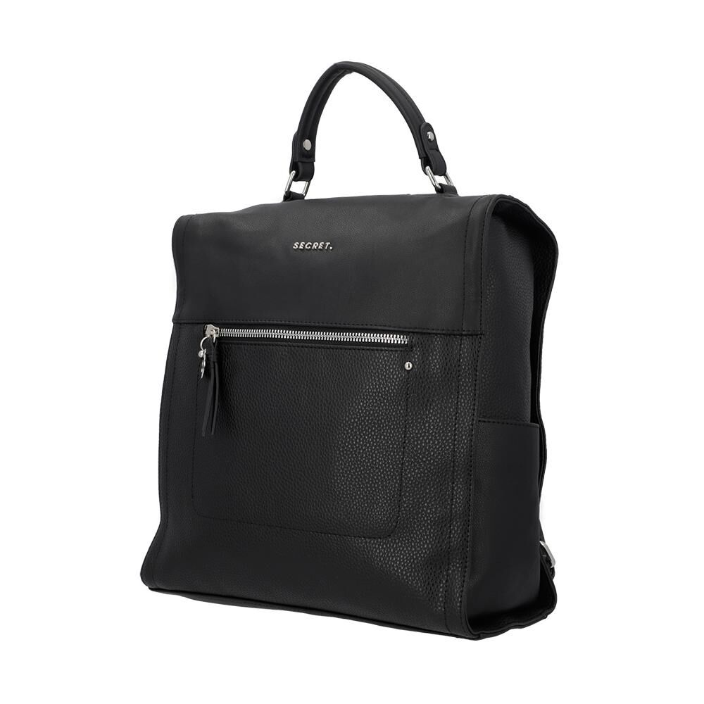 Mochila Mujer Secret Melrose Negro image number 1.0