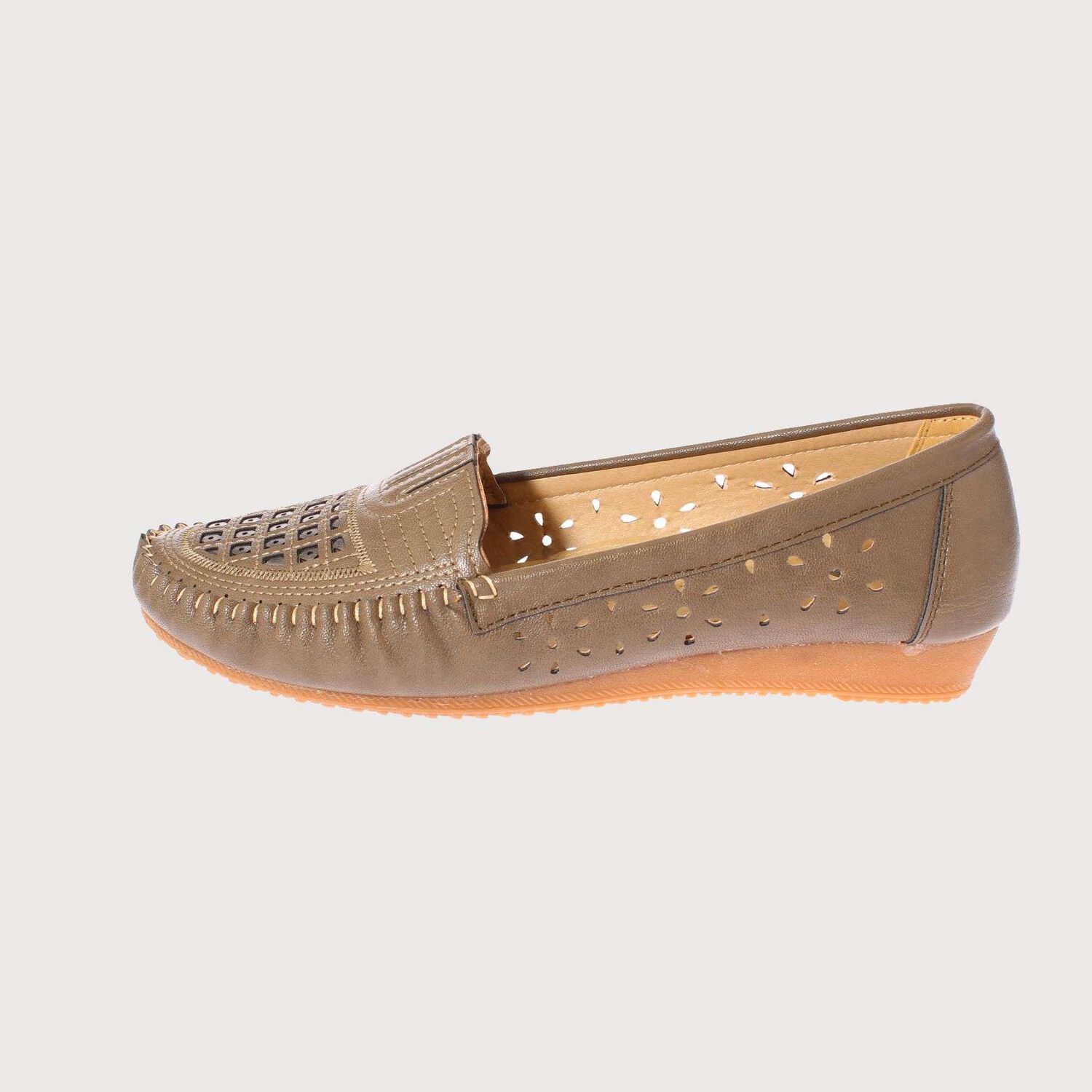 Mocas&iacute;n Khaki Marche Art. 5eh143khaki image number 1.0