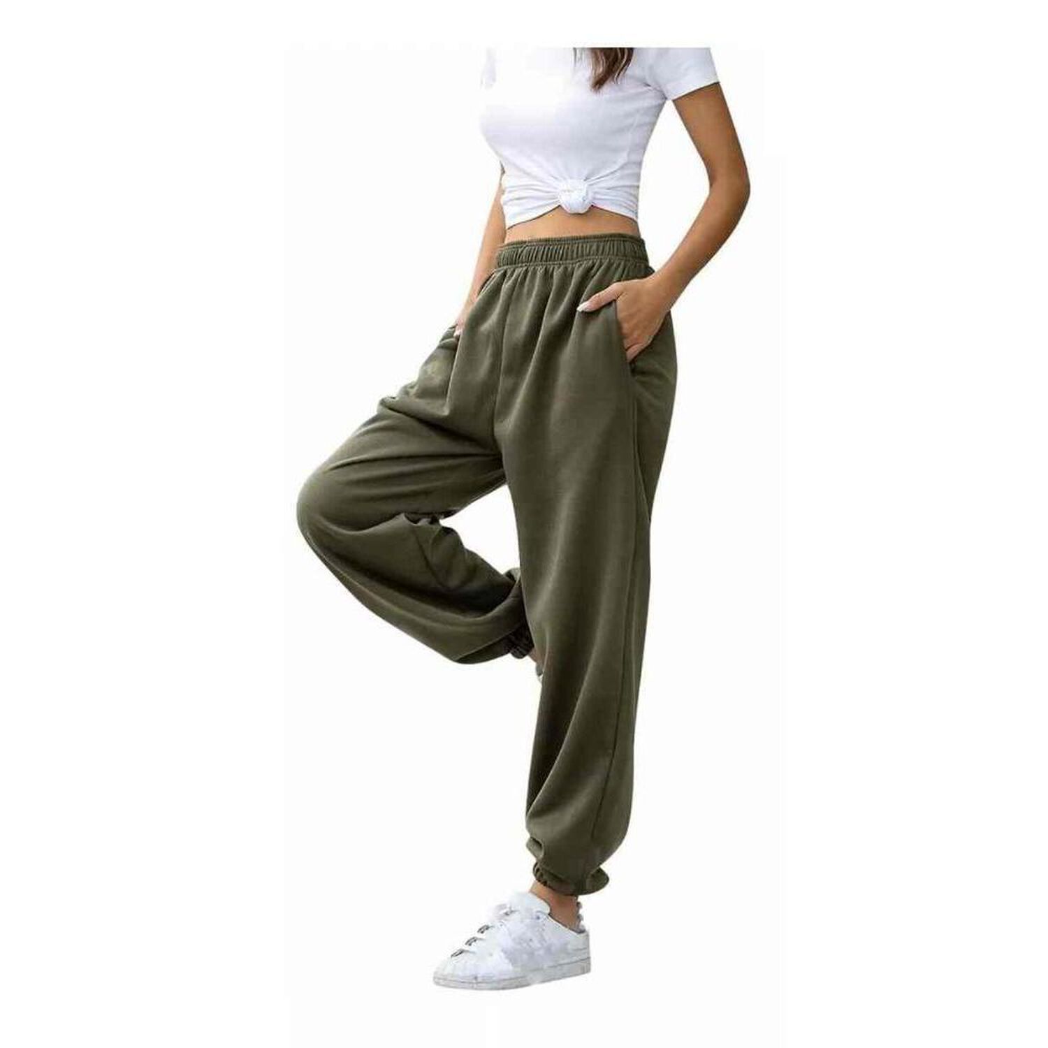 Pantal&oacute;n Deportes Joggers De Algod&oacute;n C&oacute;modo Buzo Para Mujer image number 0.0