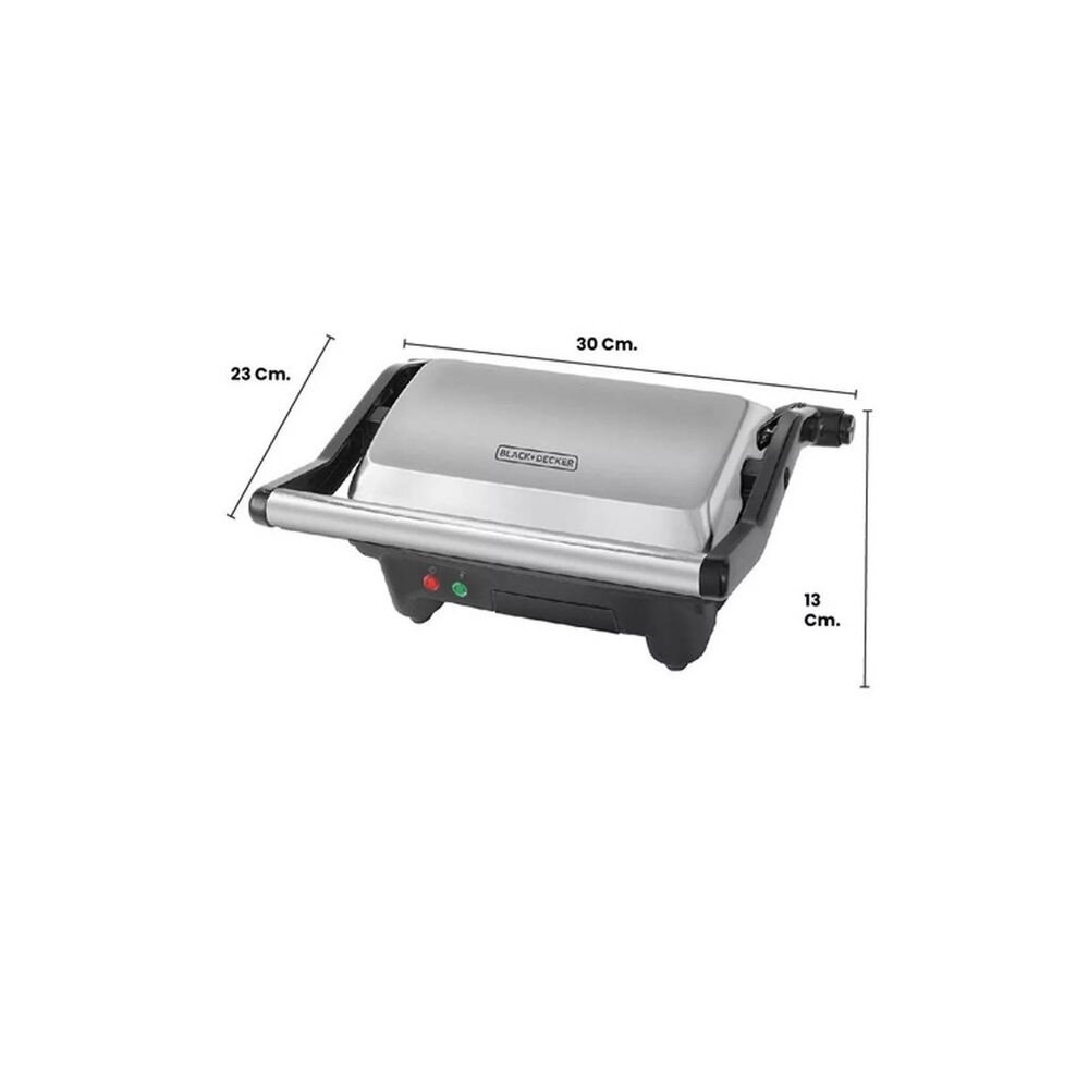 Panini Black + Decker 900w Placas Antiadherentes Gr2976-cl image number 10.0