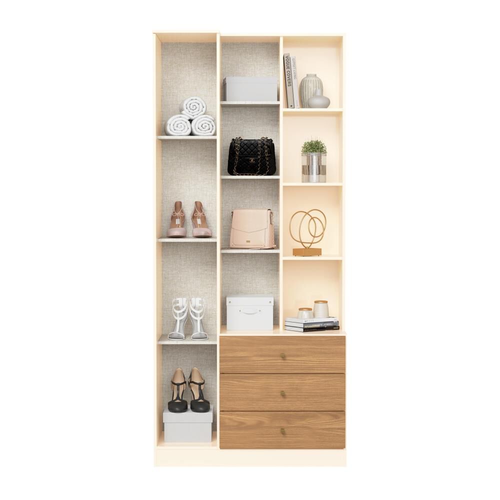 Clóset Home Mobili Closet Multiuso Karl / 2 Puertas / 3 Cajones image number 2.0