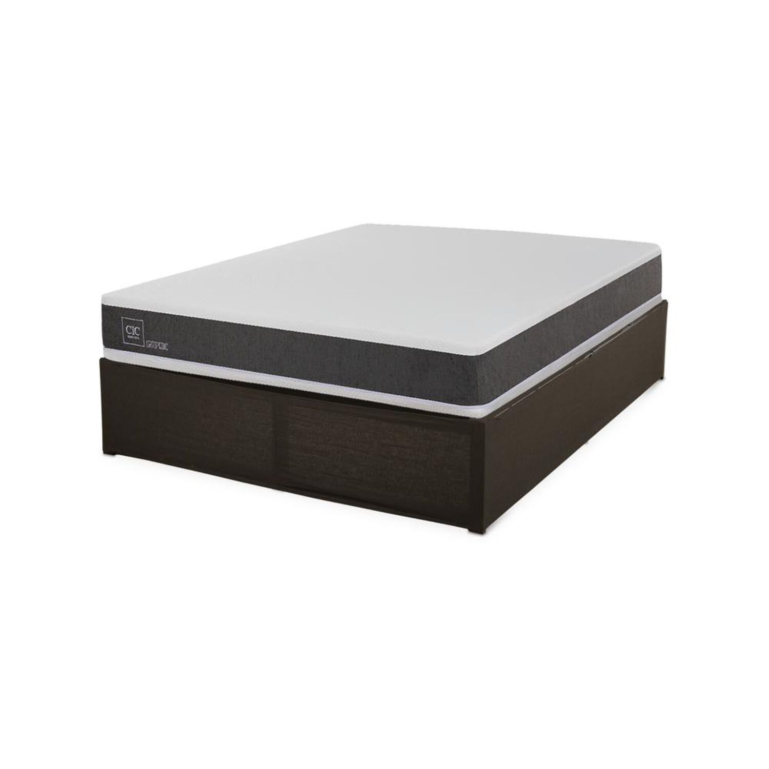Cama Met&aacute;lica Cic Iron Smart Ortopedic / 2 Plazas / Base Normal image number 2.0
