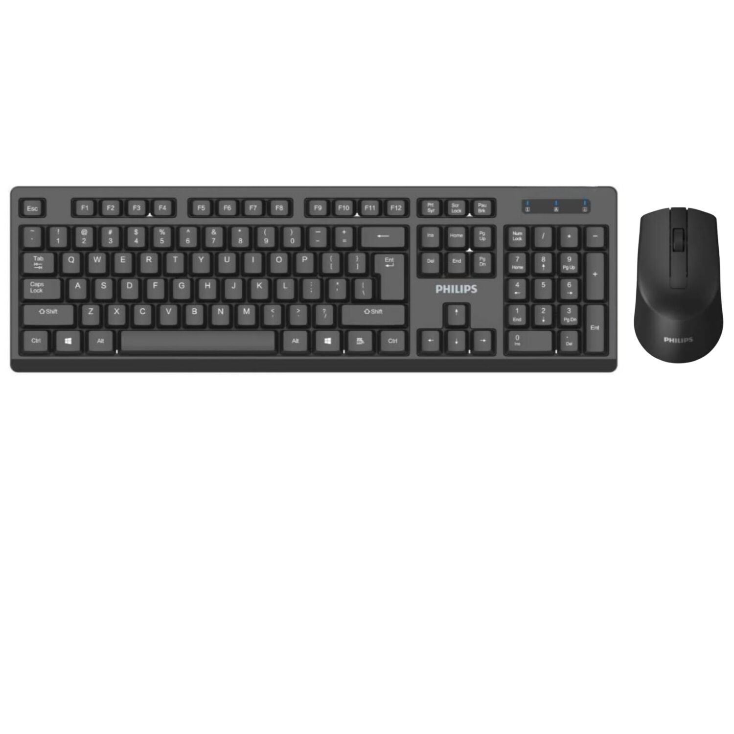 Mouse Y Teclado Inal&aacute;mbrico Philips Quiet Edition Usb 2.4ghz image number 9.0