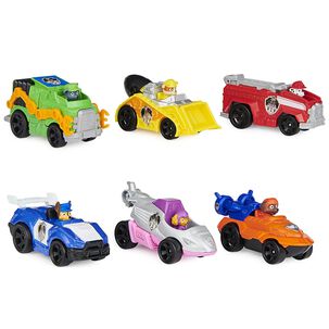 Juguete Pack 6 Autos Paw Patrol Infantil