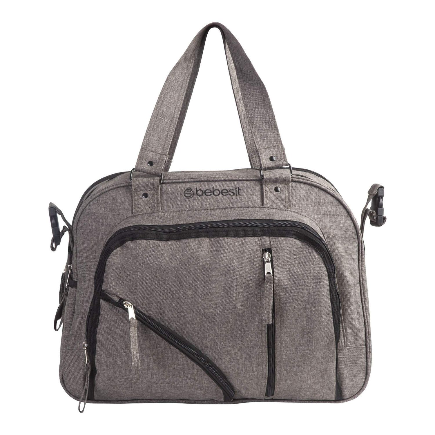 Bolso Maternal Mudador Pa&ntilde;alera Bebesit Melange - Gris image number 1.0