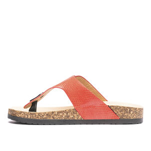 Sandalia Mujer Rojo Razo Chancleta