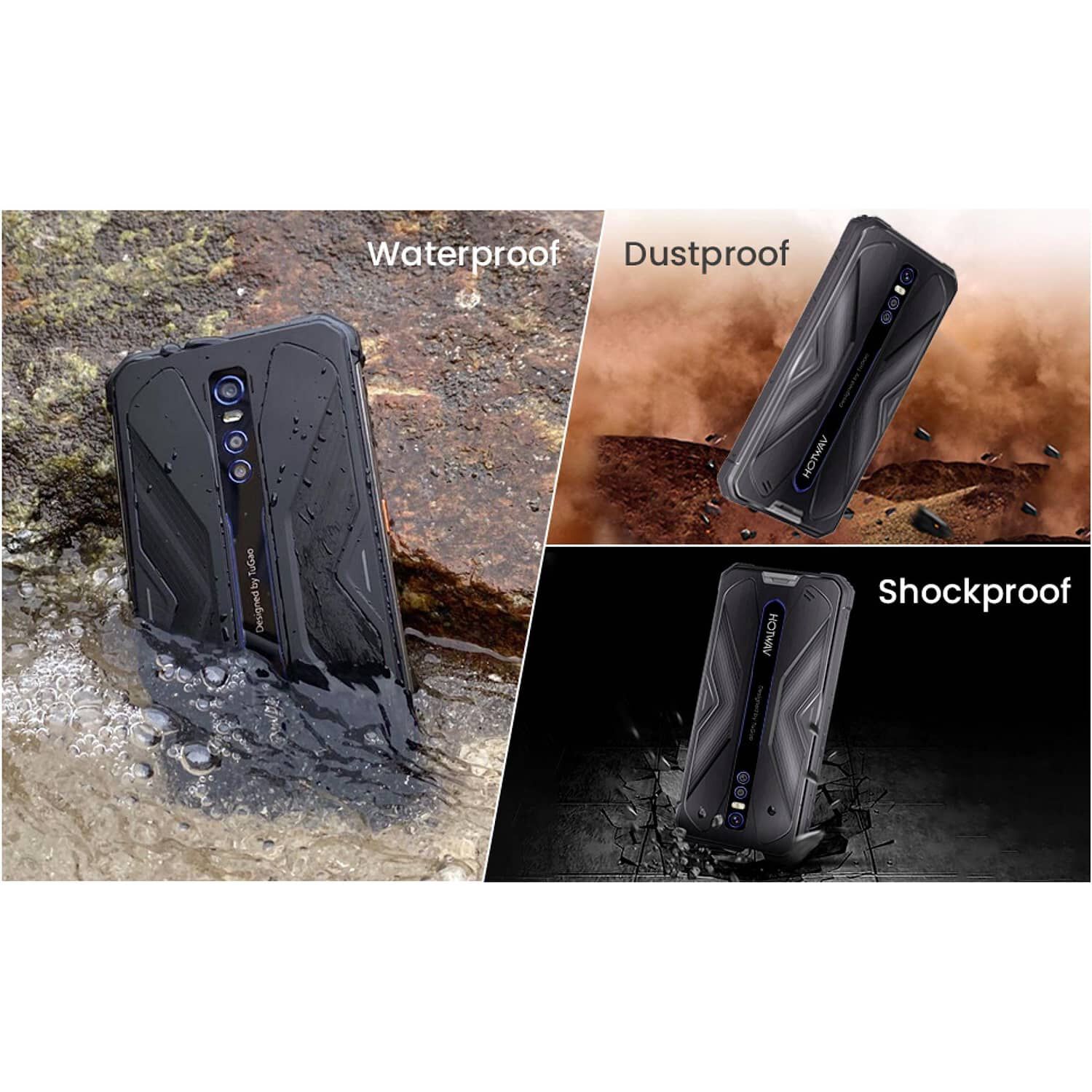 Celular Rugged Hotwav Cyber 9 Pro Resistente A Golpes, Polvo, Humedad Y Agua / Nfc, Soporta Carga Inal&aacute;mbrica image number 1.0
