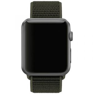 Correa Compatible c/ Apple Watch Nylon Velcro 38/40mm Verde