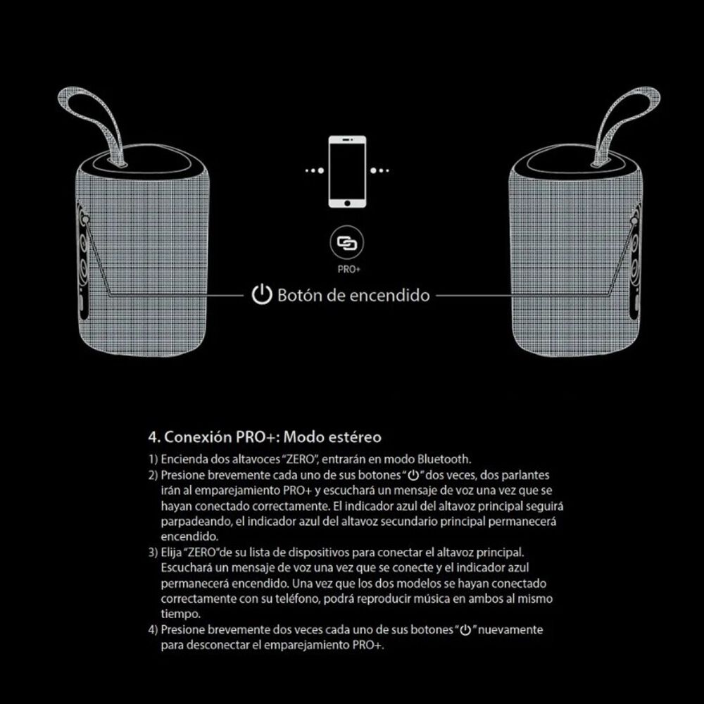 Parlante Port&aacute;til Master G Zero Bluetoothipx6 Potente Sonido image number 3.0