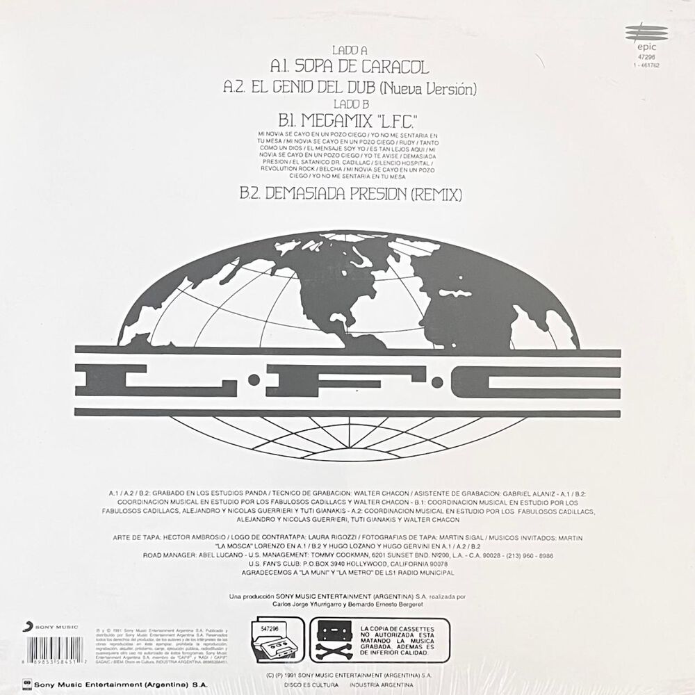 Fabulosos Cadillacs - Sopa De Caracol | Vinilo image number 1.0