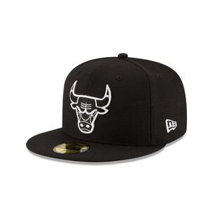 Gorra 59fifty Chicago Bulls Nba Cl&aacute;sicos Negro