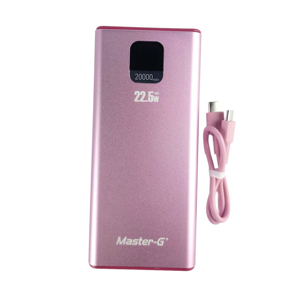 Bater&iacute;a Externa Power Bank 20000 Mah 22.5w Ucp20ppd Rosada image number 7.0