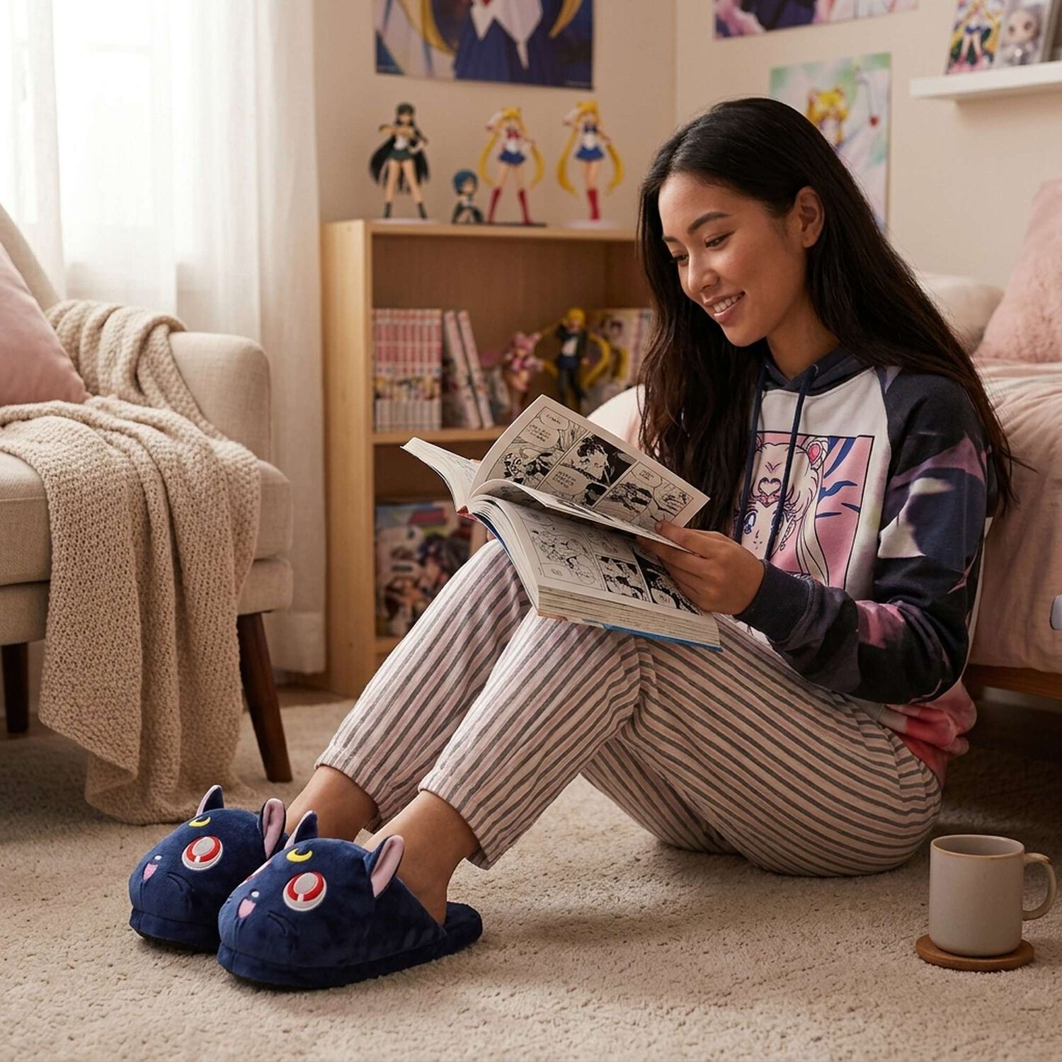 Pantuflas Sailor Moon O Gatita Luna Kawaii image number 1.0