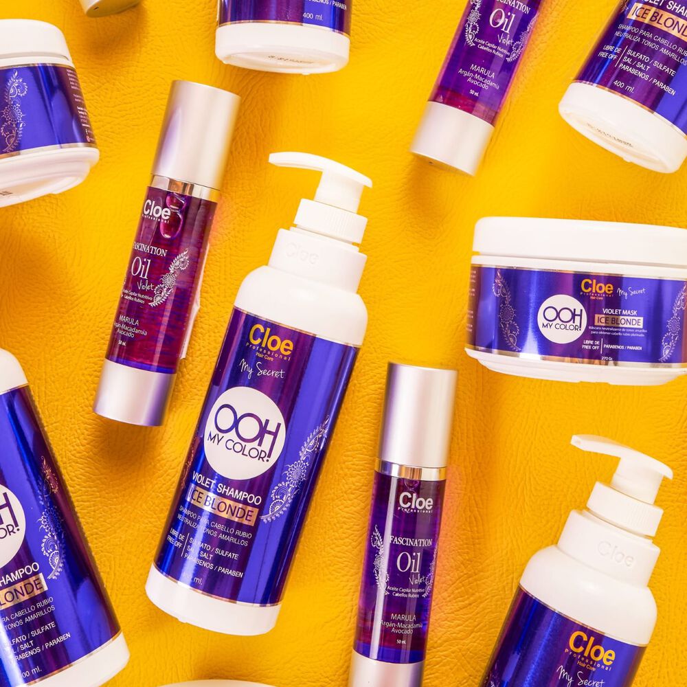 Shampoo Ooh My Color Violet Ice Blonde Cloe 400ml image number 2.0