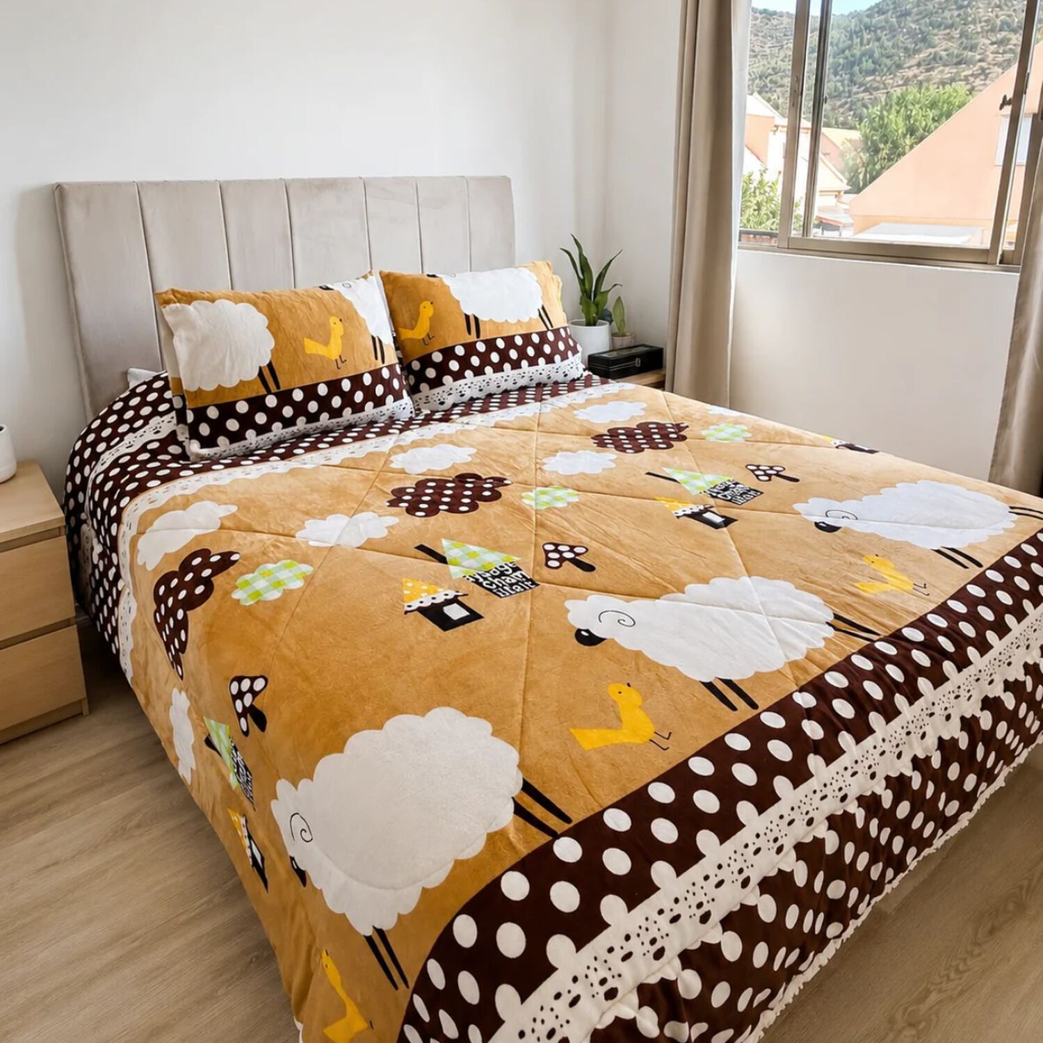 Cubrecama 2 Plazas Polar Con Chiporro Dulce Pradera - 230x250 Cm image number 0.0