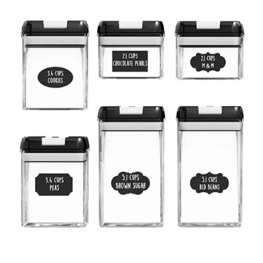 Set 6 Envases Herm&eacute;ticos Pl&aacute;sticos image number 2.0