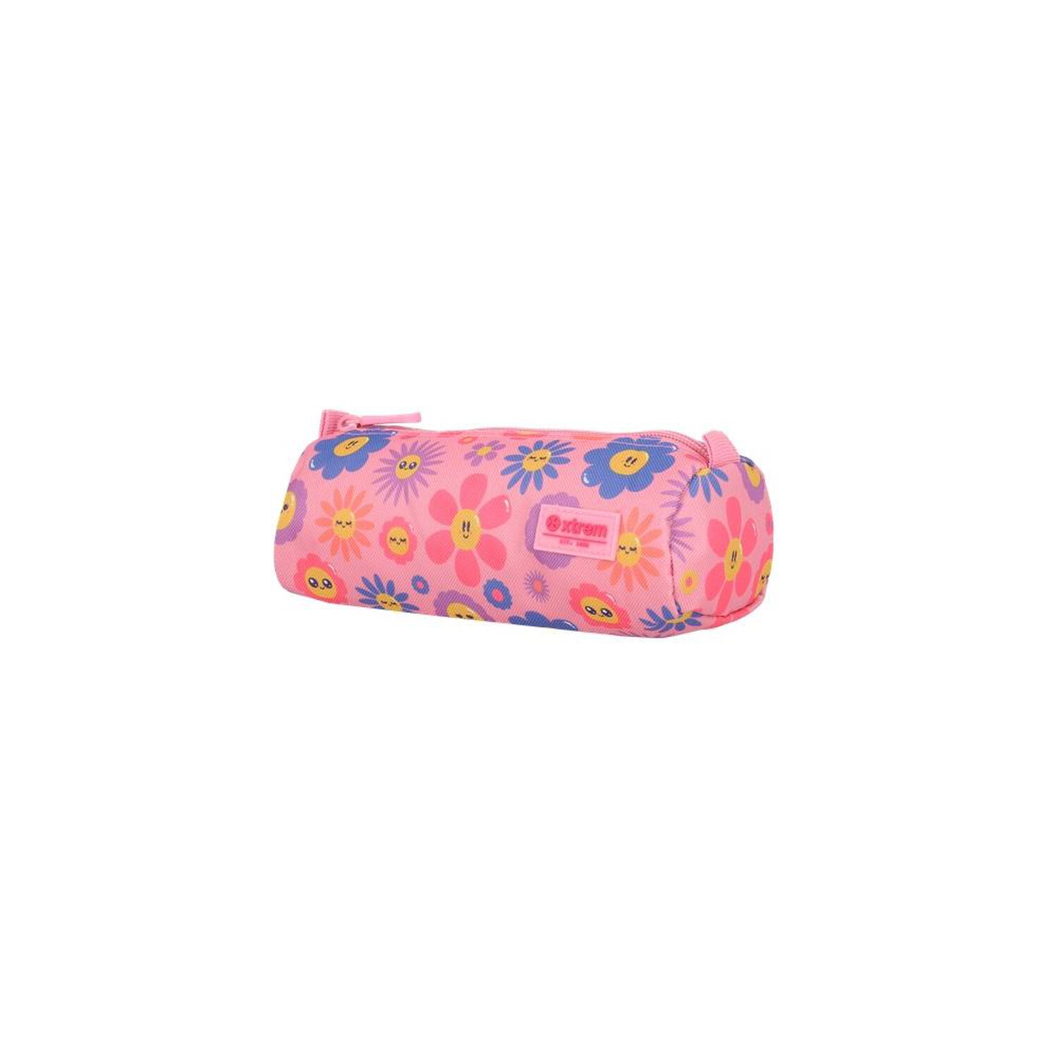 Multipack 6xt Mochila Ni&ntilde;a Xtrem Flores Rosado image number 9.0
