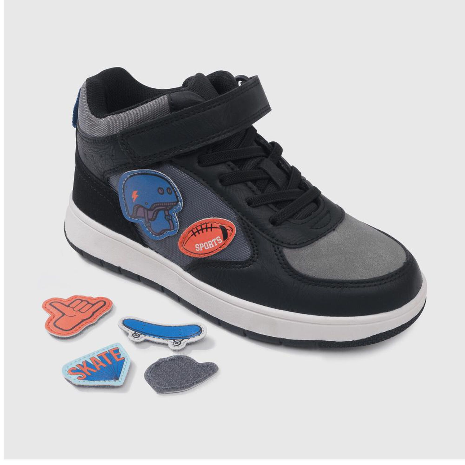 Zapatilla Infantil Ni&ntilde;o Colloky Negro image number 2.0