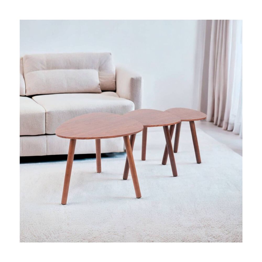 Set 3 Mesas Chocolate image number 3.0