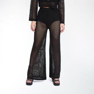 Pantal&oacute;n Pierna Ancha Tiro Medio Palazzo Mujer Freedom