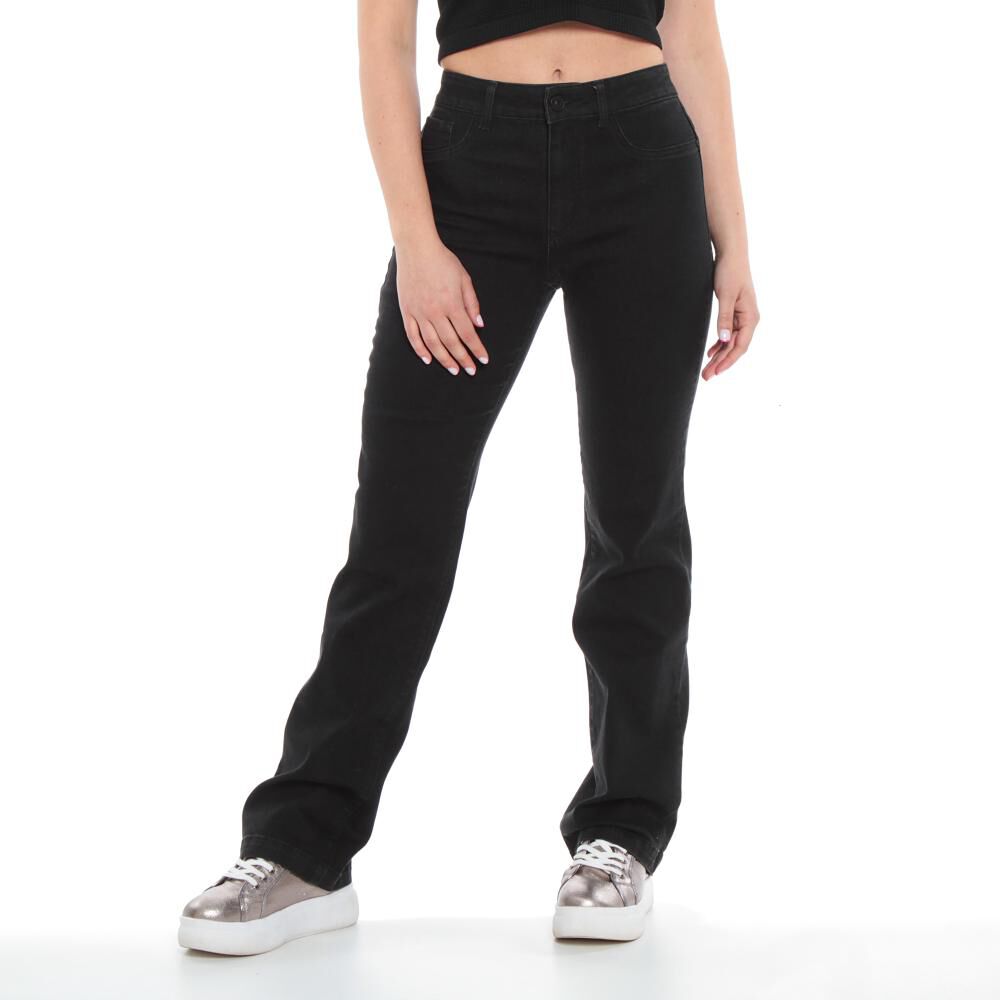 Jeans Pretina Básica Tiro Alto Recto Push Up Mujer Wados en Oferta |  Hites.com
