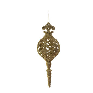 Adorno De Navidad Casaideal Esfera Trenzada Dorada Adorno De Navidad Casaideal Esfera Trenzada Dorada