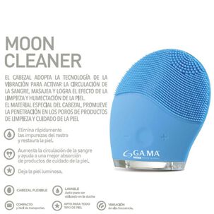Masajeador Facial  Gama Cleaner Moon Bl + Body Lotion