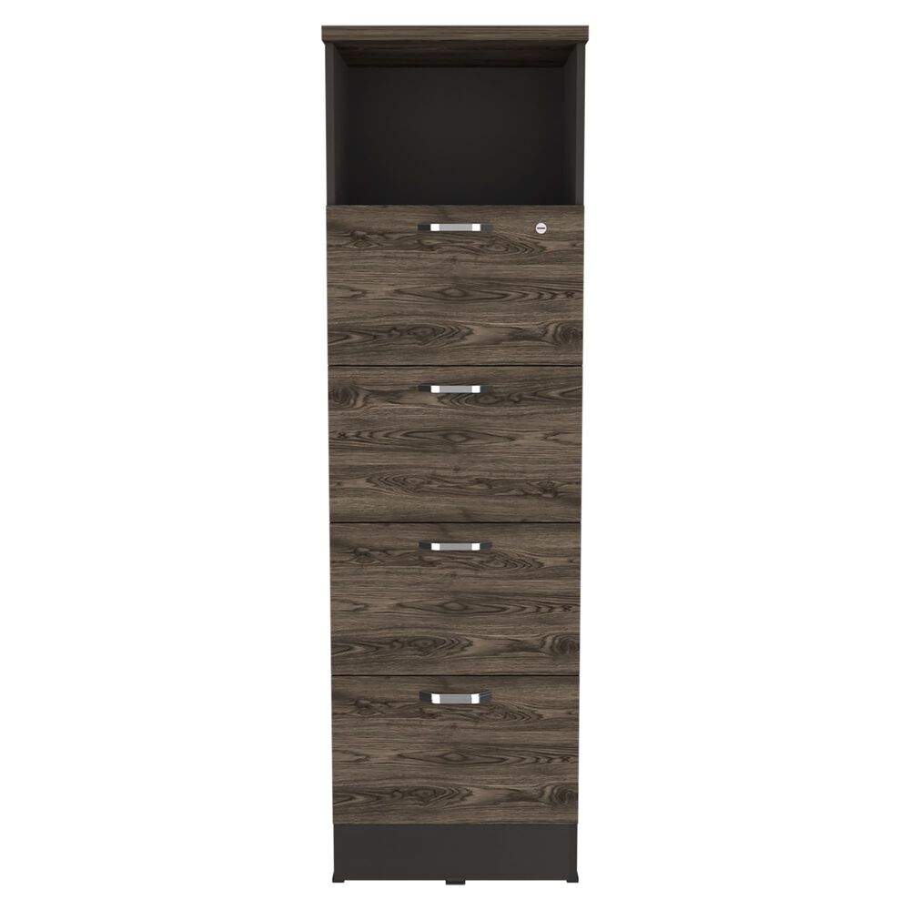 Cajonera 161,6x47,5x45 Cm Fm-004n Negro Y Caf&eacute; Oscuro image number 3.0