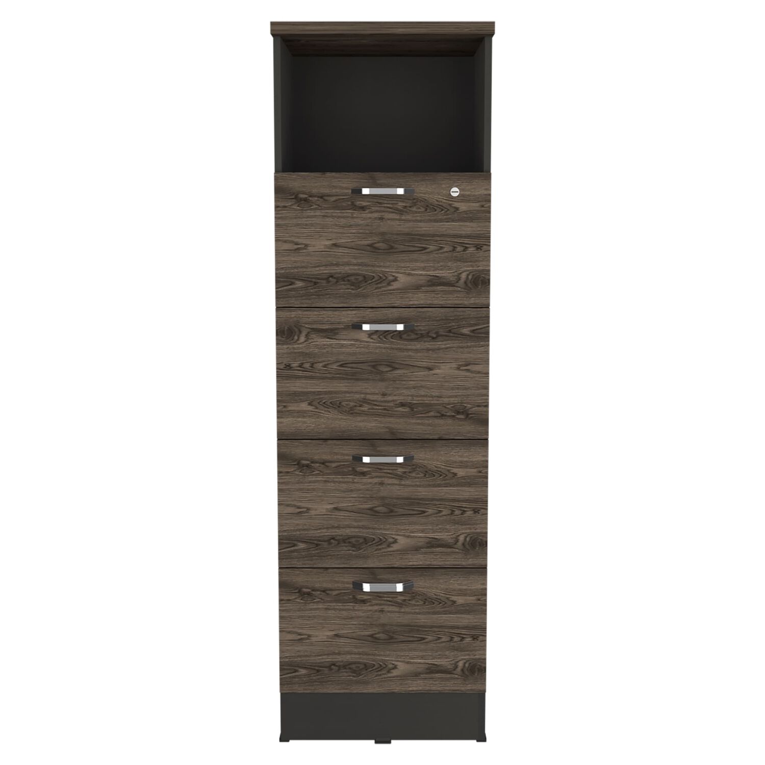Cajonera 161,6x47,5x45 Cm Fm-004n Negro Y Caf&eacute; Oscuro image number 3.0
