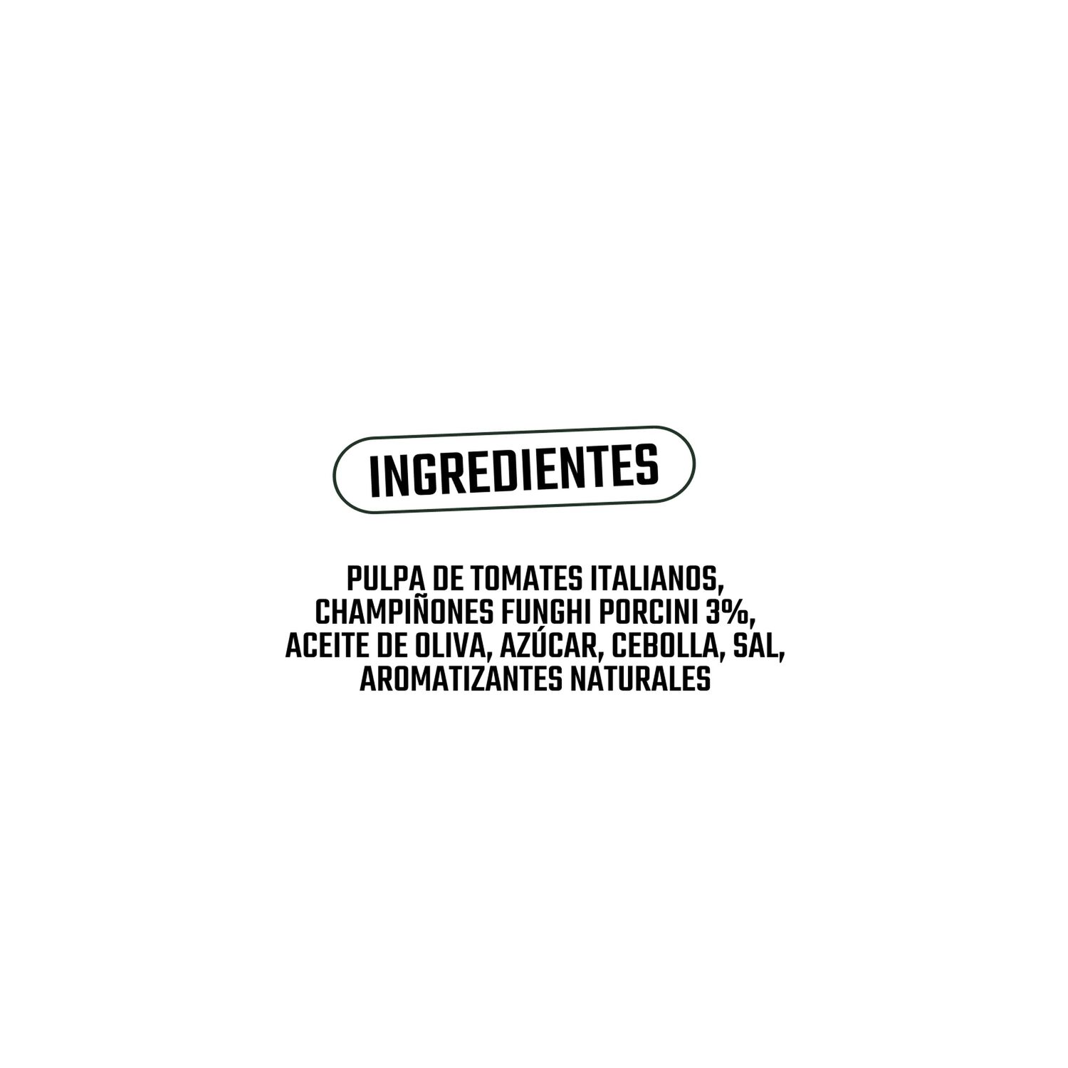 Salsa De Tomate Con Setas Porcini Gran Cucina 1 X 180 Gr image number 5.0