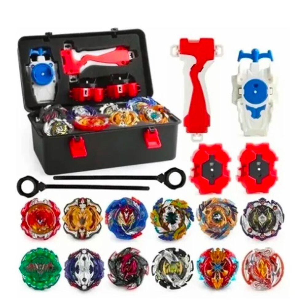 12 Estilos Bayblades Metal Fusion Beyblades Set Storage Box image number 4.0