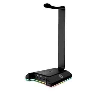 Soporte De Aud&iacute;fonos Full Rgb Multimedia 7,1 + Puertos Usb