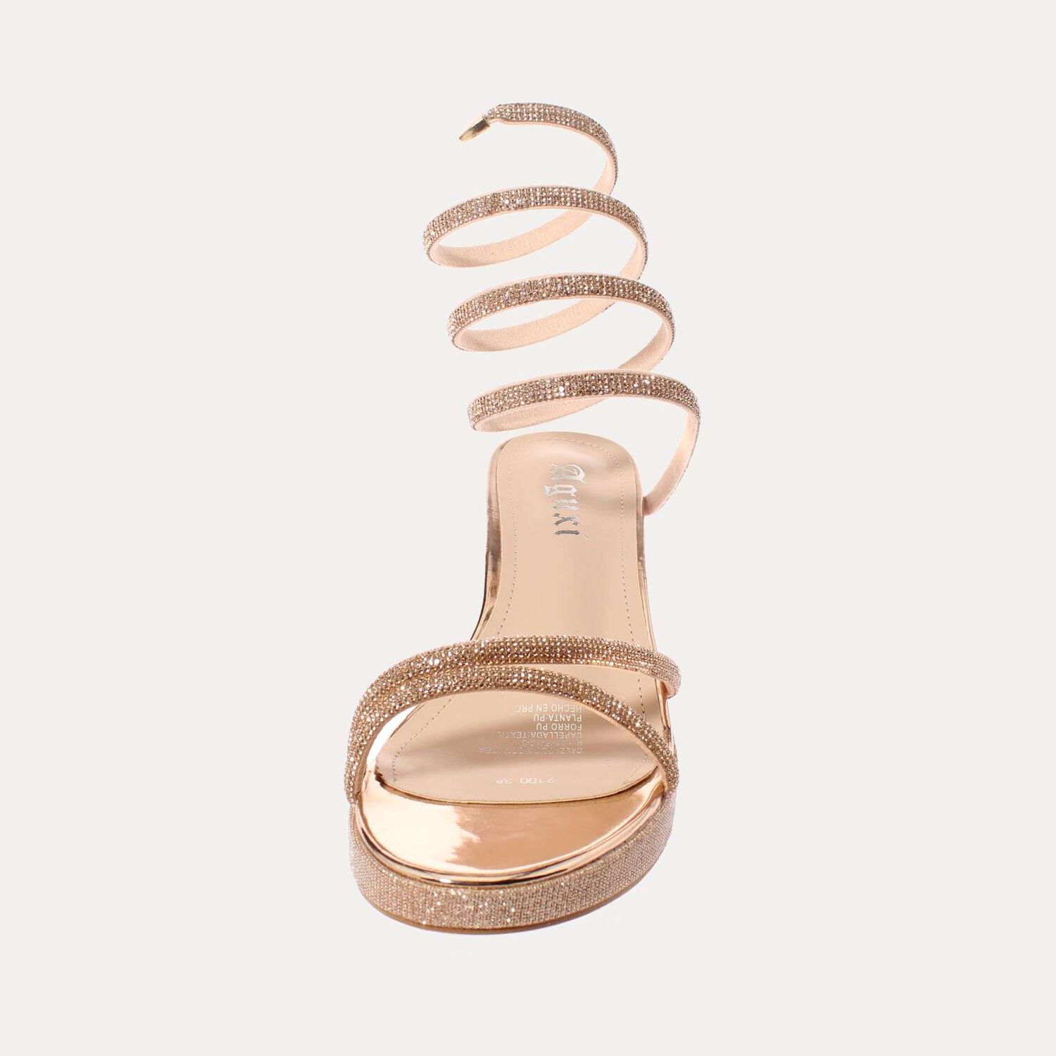 Sandalia Taco Champagne V&iacute;a Franca Art. 52100champagne image number 2.0