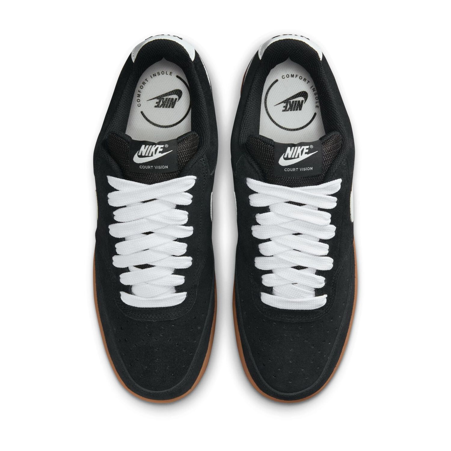 Zapatilla Nike Court Vision Low Fl Hombre Negro image number 2.0