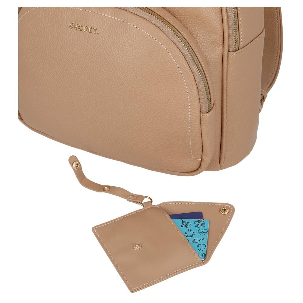 Mochila Secret Dublin St6 M Beige image number 5.0