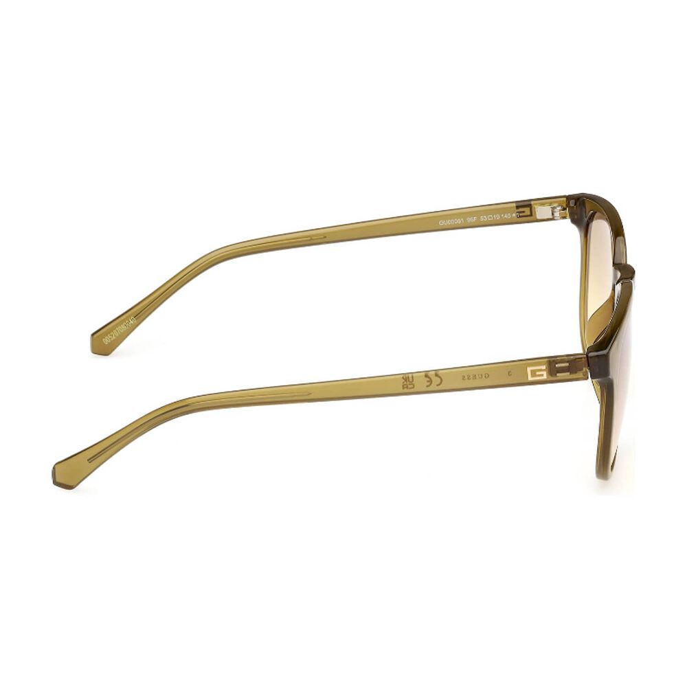 Lentes De Sol Verde Oscuro Transparente Degrad&eacute; Guess image number 6.0