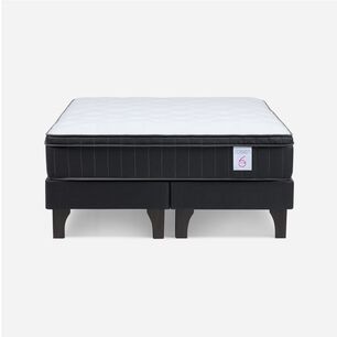 Cama Europea Rosen New Style 6 Plus / 2 Plazas / Base Normal
