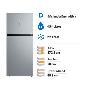 Refrigerador Top Freezer Midea Mdrt611eve50 / No Frost / 454 Litros / D