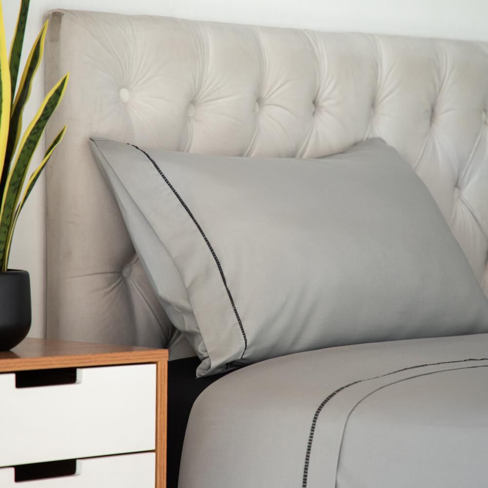 Juego De S&aacute;banas Azhome Bicolor / 1.5 Plazas image number 1.0