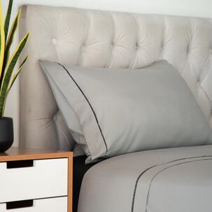 Juego De Sábanas Azhome Bicolor / 1.5 Plazas